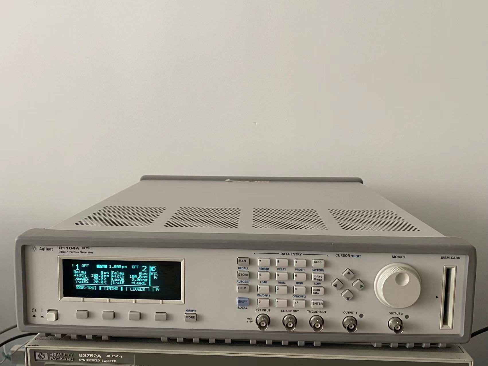 Agilent安捷伦81104A脉冲/码型发生器80 MHz