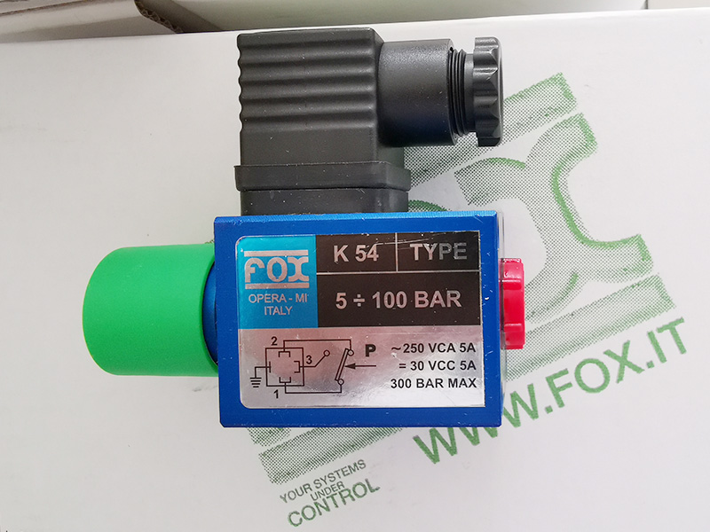 意大利FOX压力开关K54P 压力继电器全系列