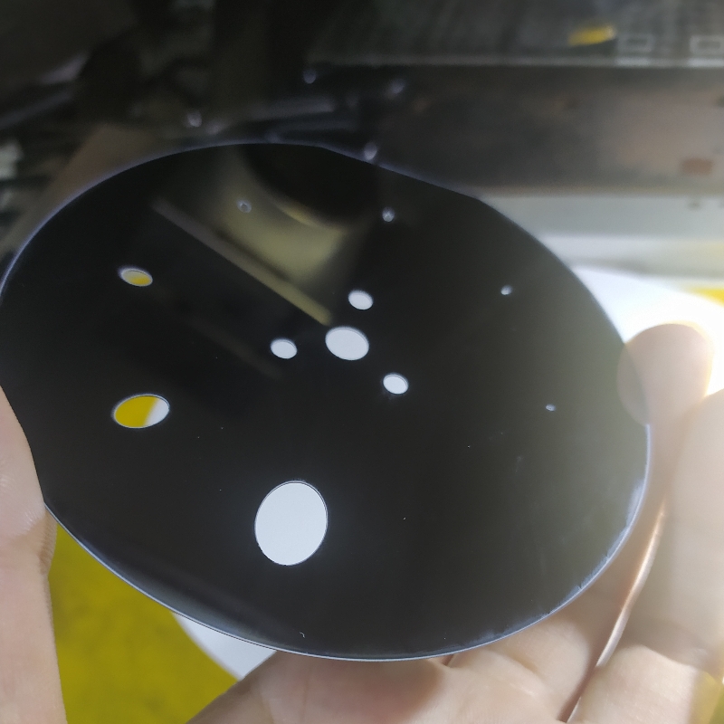 实验科研用Si单晶硅片 镀铜晶圆激光切割划片打孔加工 来图定制