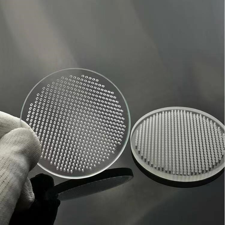 光学玻璃微细孔加工/图案孔/长方孔/菱形孔激光加工