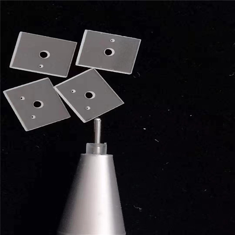 高硼硅玻璃微细孔加工/菱形孔/十字孔/长圆孔激光钻孔