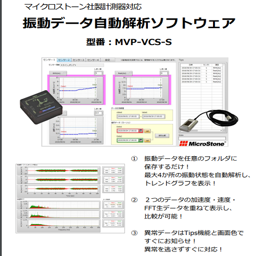 Mircostone微石 振动数据自动分析软件 MVP-VCS-S