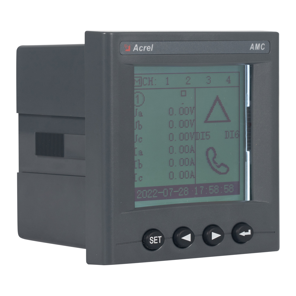 安科瑞铁塔基站交流配电计量嵌入式仪表AMC300L-4E3 4路三相回路监测