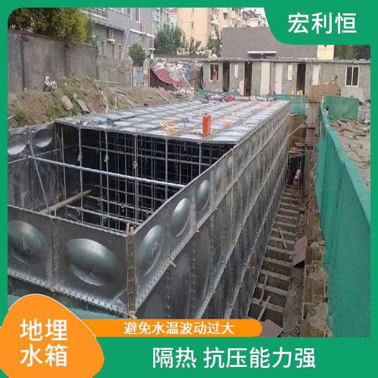 浙江地埋箱泵一体化水箱厂家 安装维护方便 避免水温波动过大