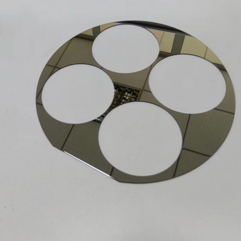 碳化硅晶圆激光划片10*10毫米方片半导体晶体衬底材料切割