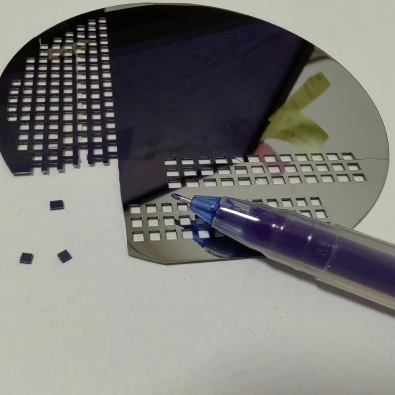 科研高纯硅片激光切割划片光学镀膜晶圆打孔异形孔加工