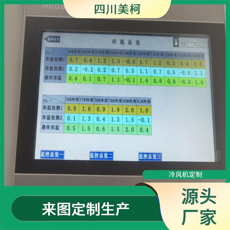 峨邊雙溫庫 沐川凍庫冷風機設備 設計方案