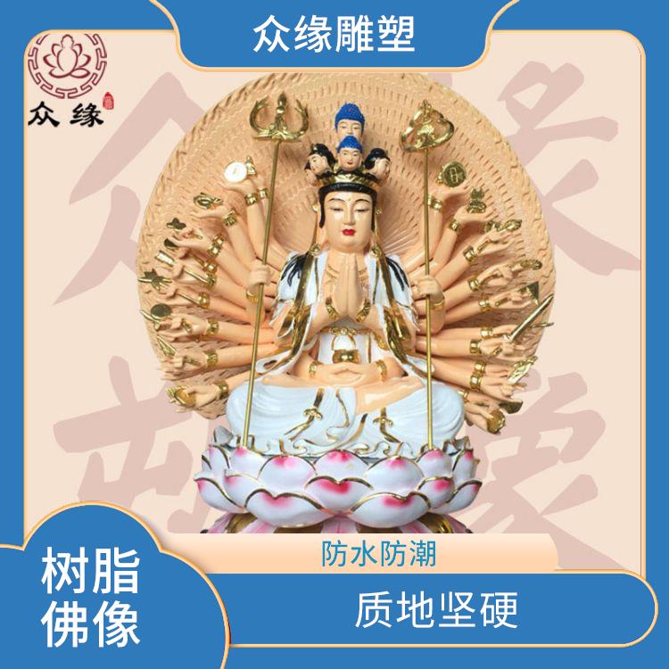 浙江彩绘准提菩萨佛像 外观精美 具有良好的外观效果