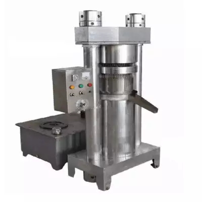 山茶油精炼设备产业线-液压榨油机