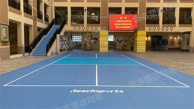 幼儿园塑胶地板厂家 深圳市翎志运动地板供应