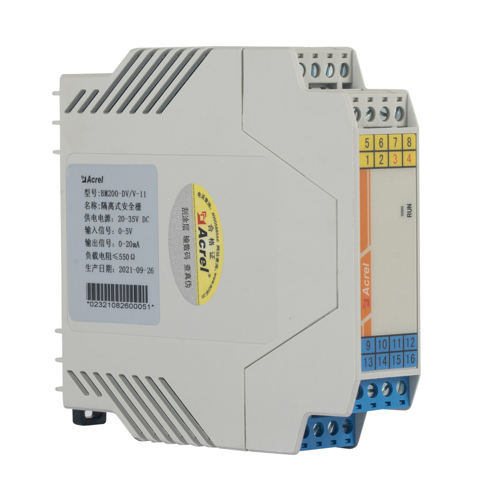 安科瑞PLC控制系统应用热电阻隔离器BM100-VR/I-B11