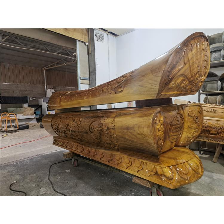 潮州樟木棺材 原料讲究 木质纹理美观