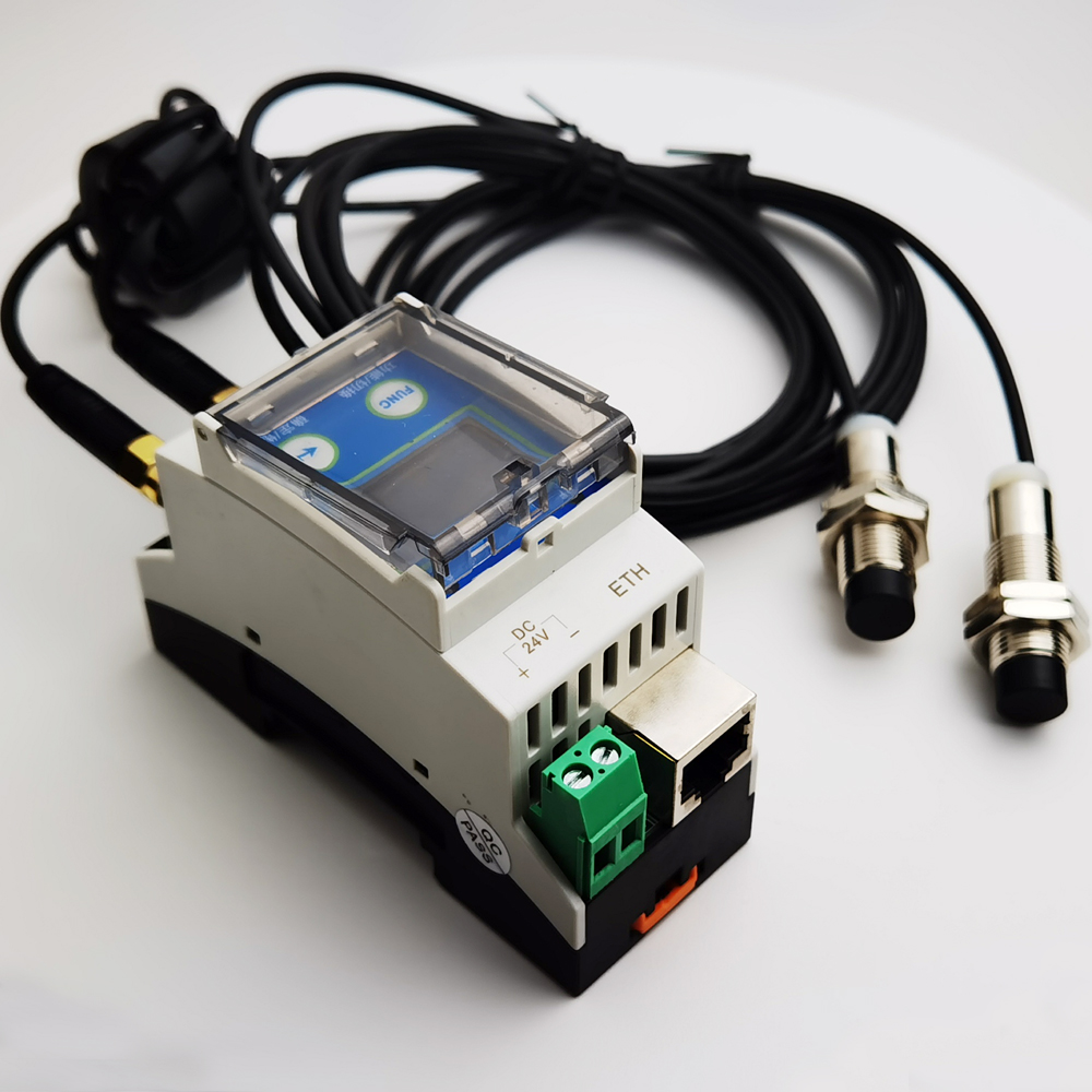 Profinet工业双通道读写器 微型钻头自动化产线RFID读码器CK-FR102AN-E02