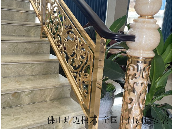 广东弧形铜楼梯立柱 佛山市禅城区班迈五金制品供应