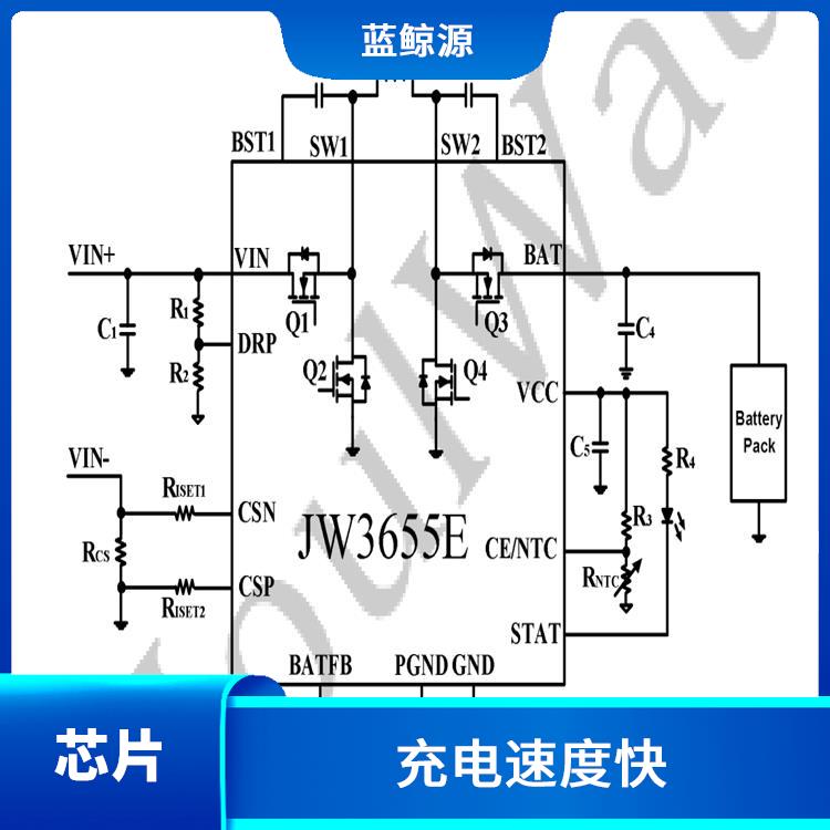 低功耗設(shè)計(jì) 現(xiàn)貨供應(yīng)JW3655E 支持多種充電模式