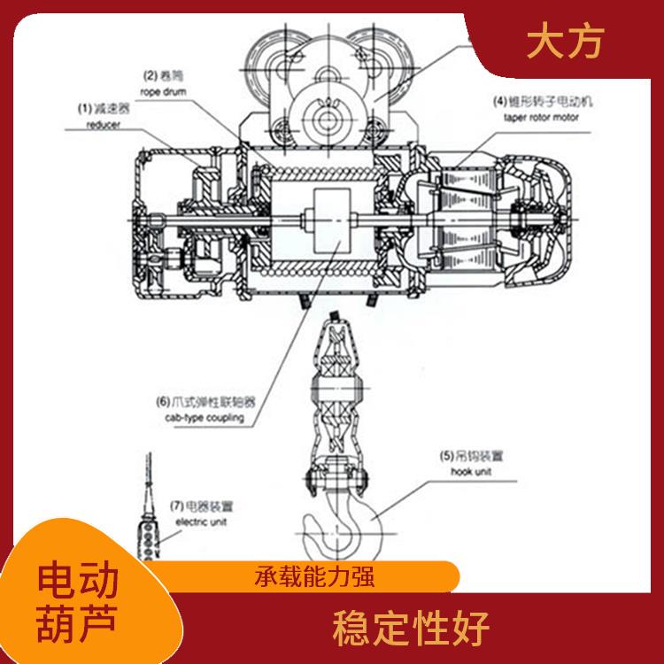 豫工牌CD电动葫芦 自重轻 使用寿命较长