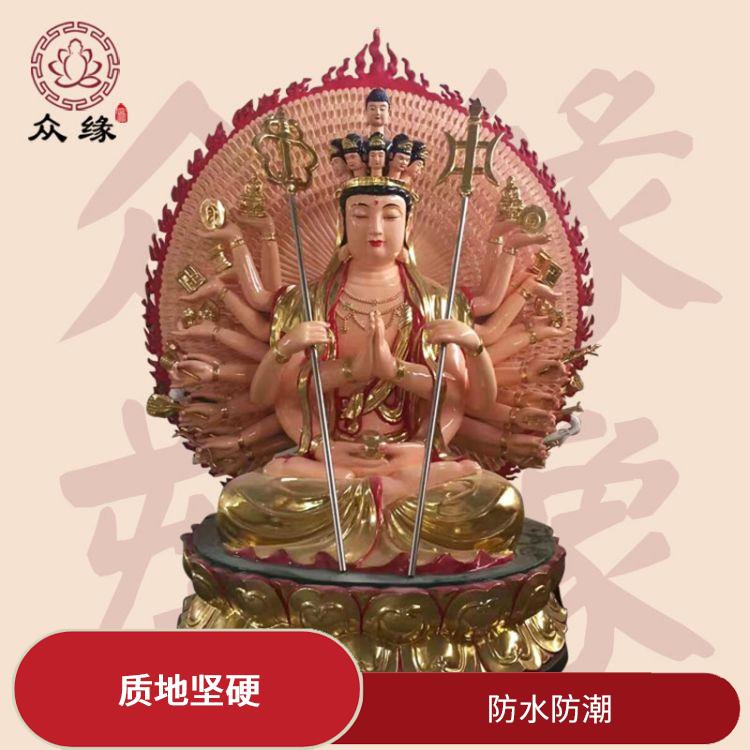 安徽准提菩萨佛像生产厂家 质地坚硬 不易受到气候和环境的影响