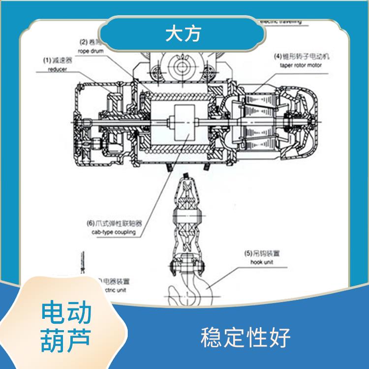 CD电动葫芦 结构紧凑 稳定性好