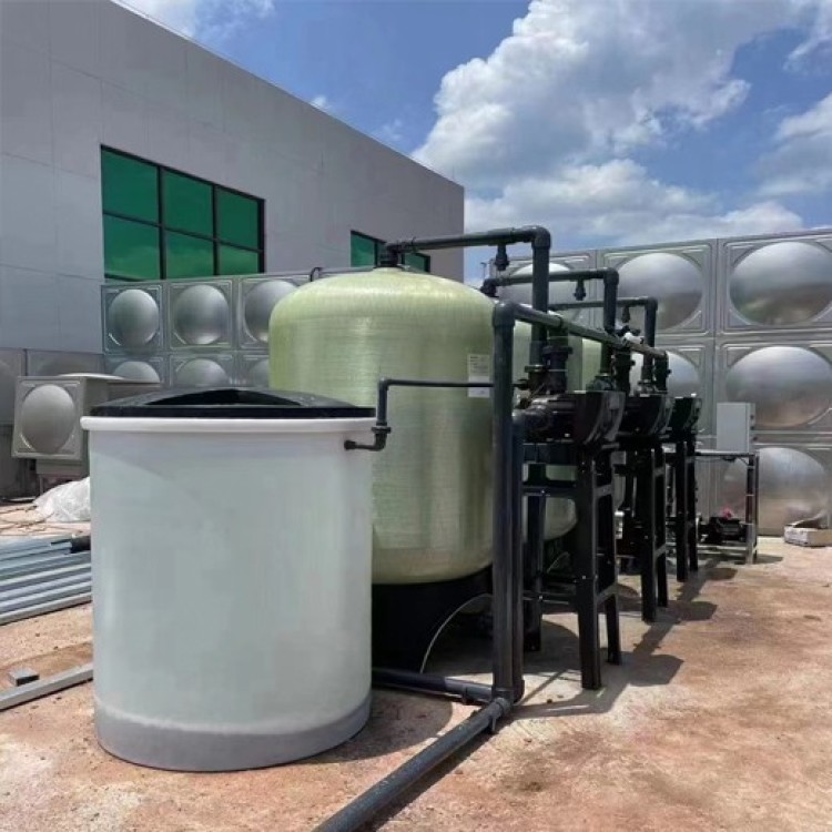 来宾2吨蒸汽锅炉软化水处理设备