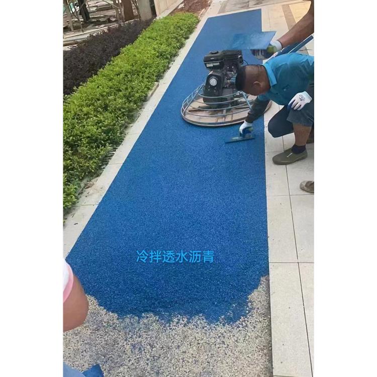 上海盲道铺设 彩色防滑路面