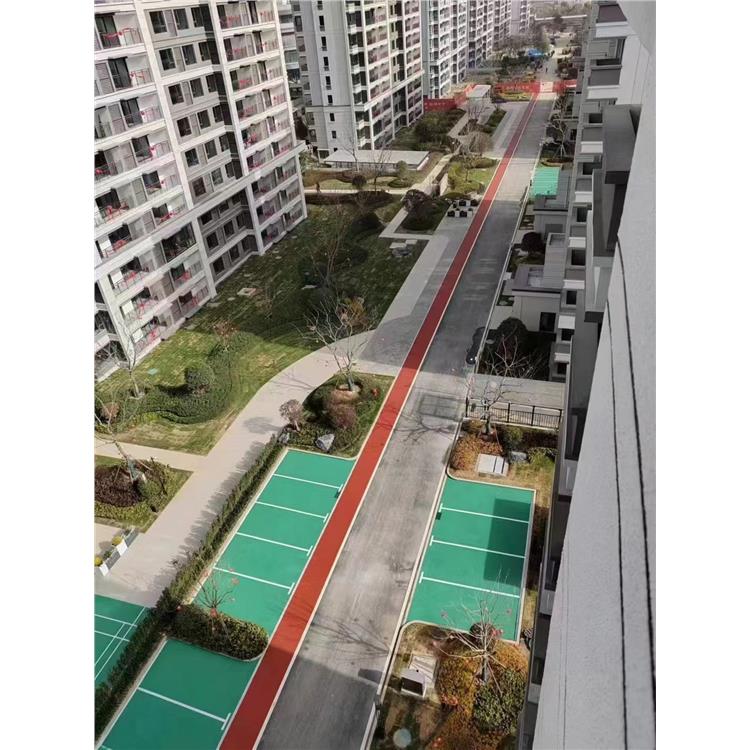 上海透水混凝土地坪 彩色防滑路面