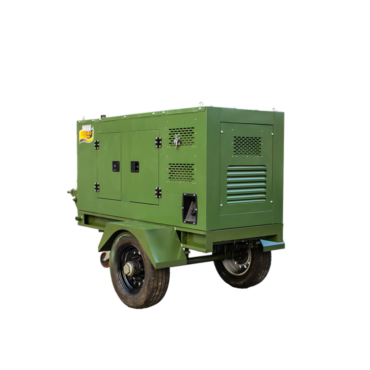 20KVA柴油发电机低噪音三相发电机低温高原用高速移动拖车发电机