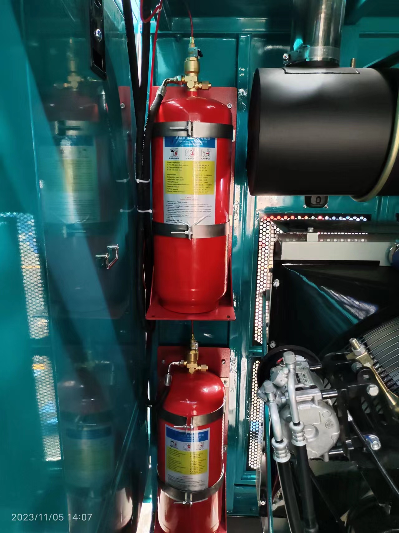 变电站全氟己酮自动灭火装置，箱变储能消防系统