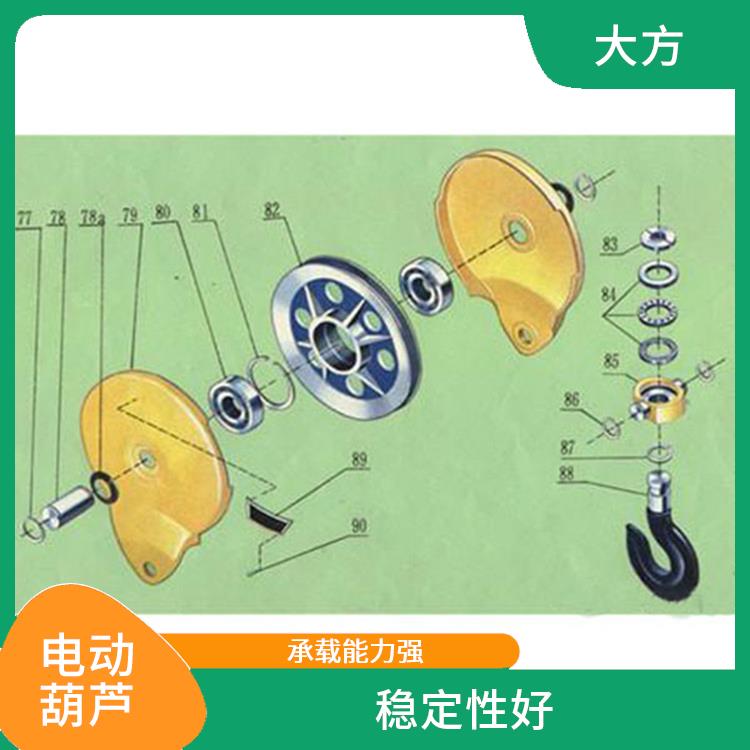 豫工牌CD钢丝绳电动葫芦 体积小 使用寿命较长