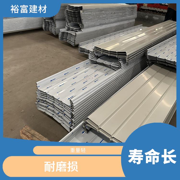65-600大小头铝镁锰屋面板 施工方便 不易受到腐蚀和褪色