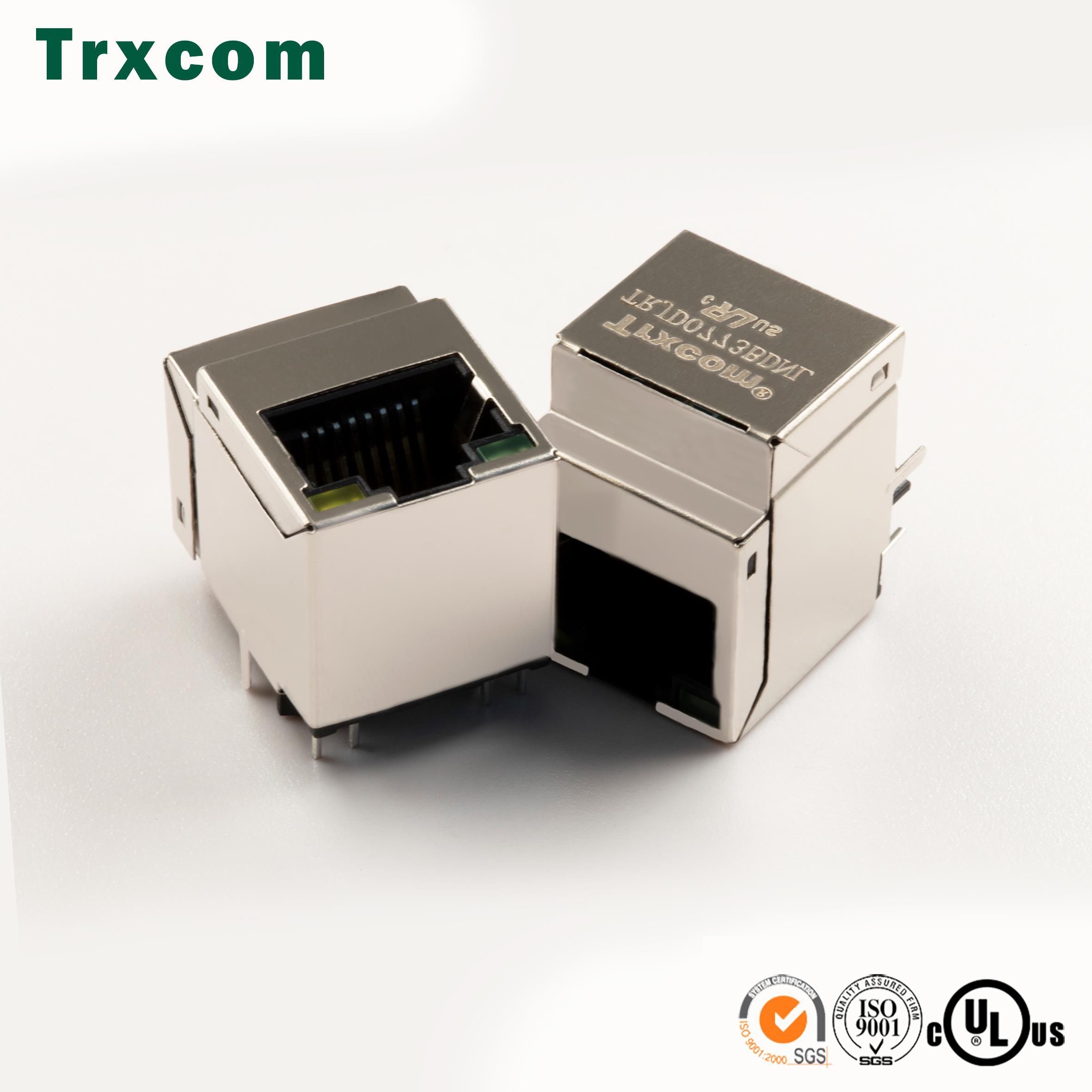 Trxcom/泰瑞康直立千兆网口RJ45以太网接口 TRJD0773BDNL
