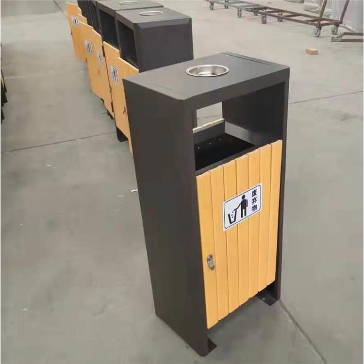 防腐结构稳定型环卫垃圾桶垃圾箱 小区广场可分类的垃圾箱 果皮箱