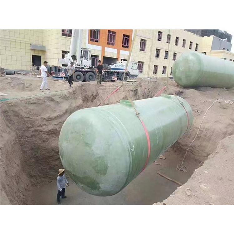 库车县玻璃钢地埋式化粪池 消防水池 60立方农村改造化粪池成品