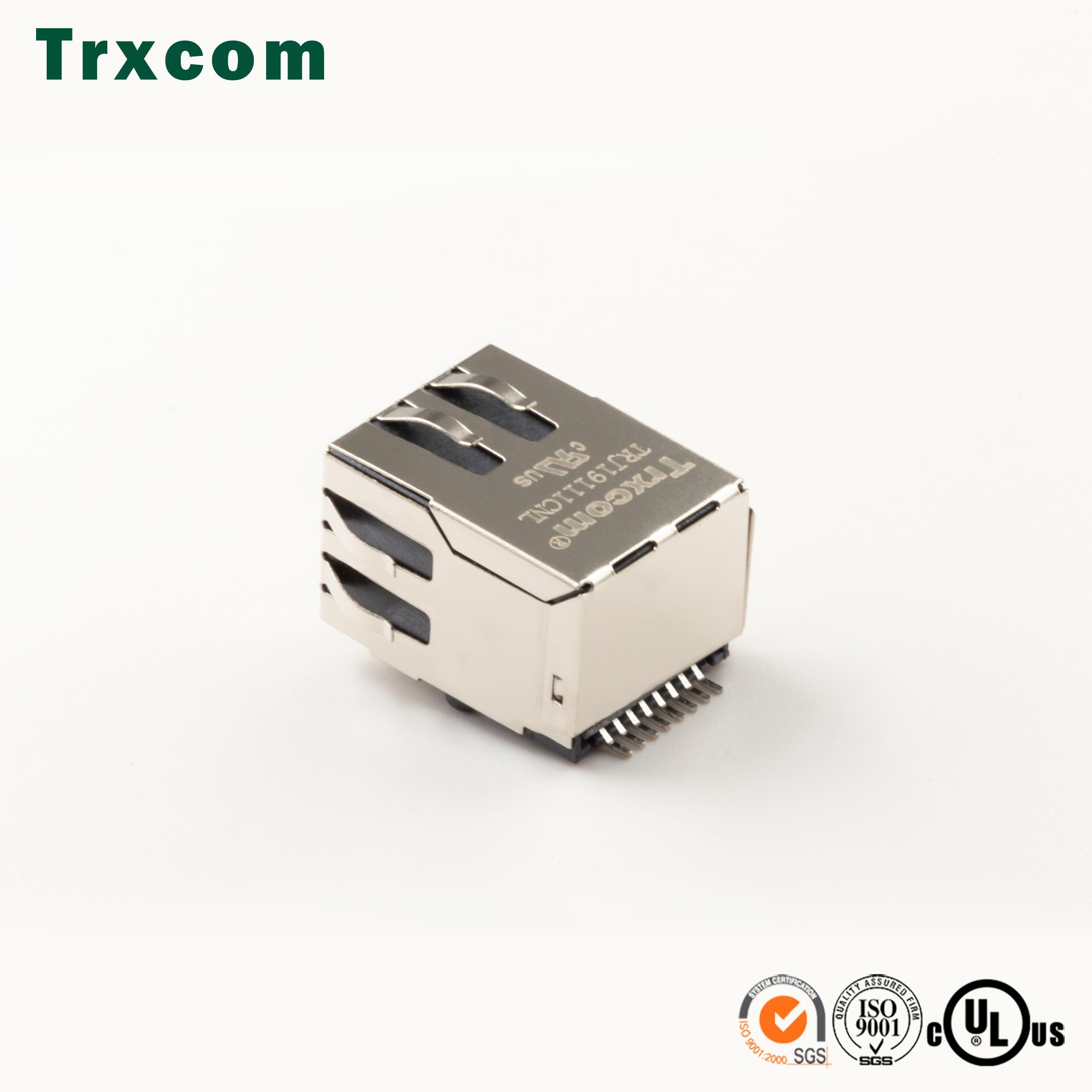 Trxcom/泰瑞康 以太网口变压器RJ45网络接口座HY991101C
