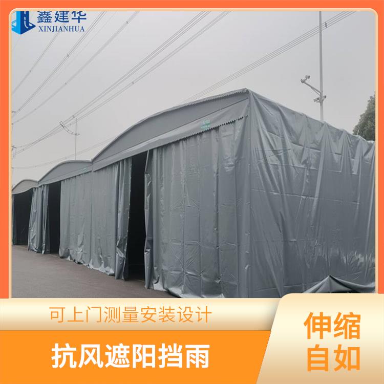 赣州仓储活动遮阳蓬 电动收缩雨棚