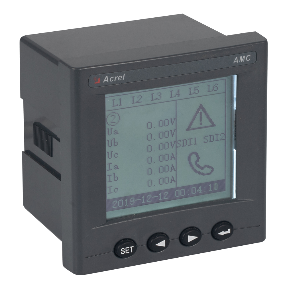 安科瑞基站交流配电计量多回路嵌入式电能表AMC300L-6E3