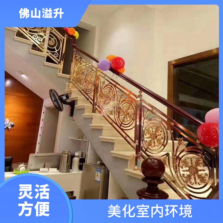 江门欧式铜板艺术雕刻楼梯 时尚简约 不易褪色