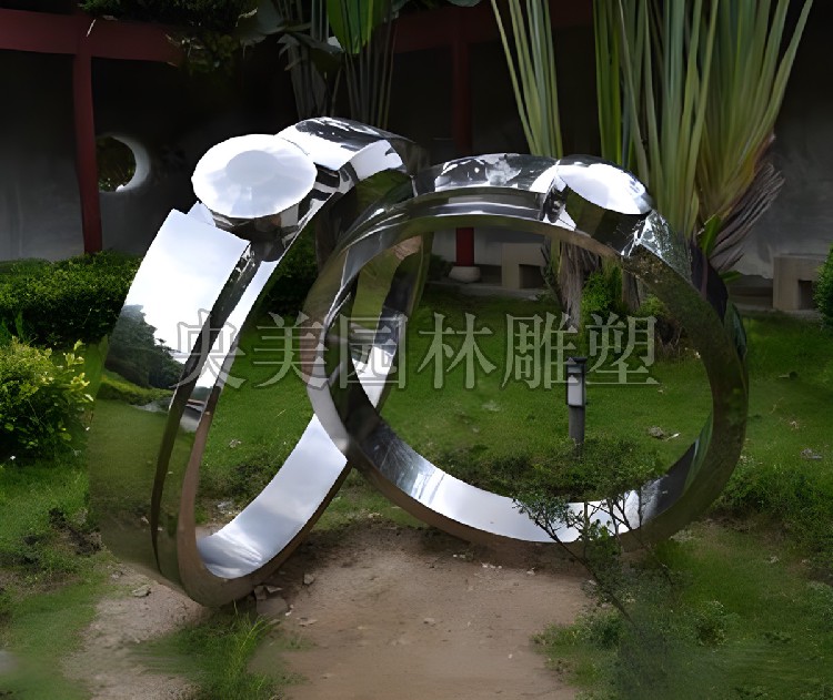 圆环戒指雕塑,戒指雕塑定制生产厂家