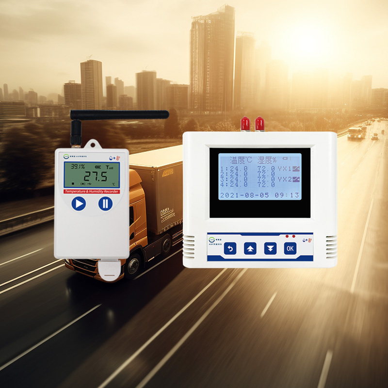 4G无线传输温度湿度监测系统 生鲜冷链保温箱冰箱温湿度监控系统