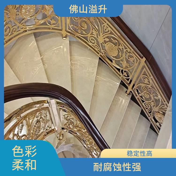 梅州酒店铜板雕刻护栏安装 高强度耐冲击 防水防潮