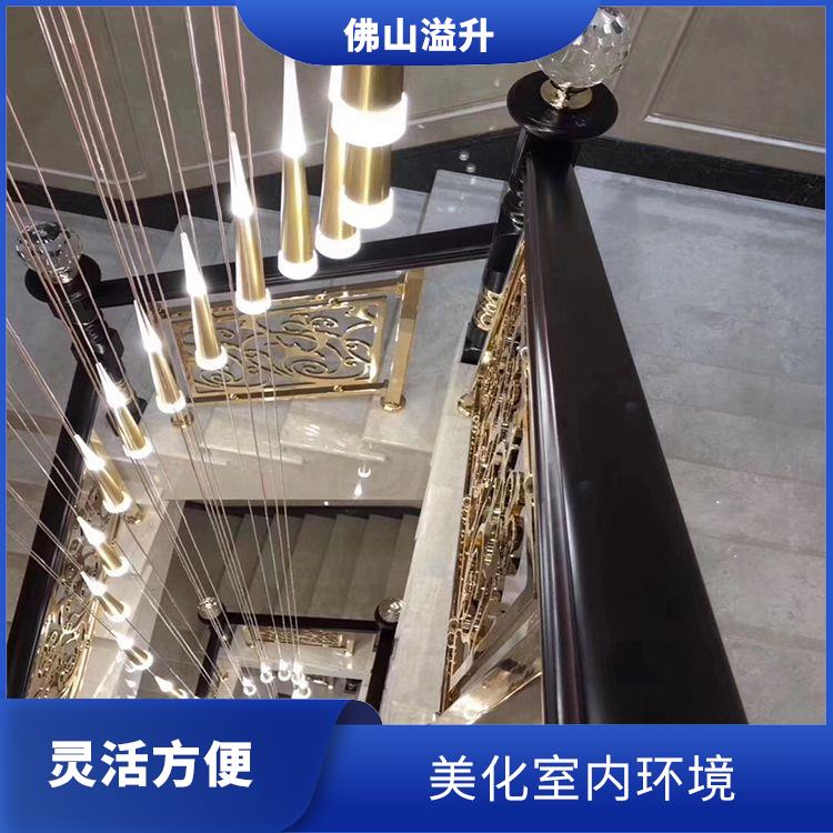 广东电镀18k金属铜板护栏定制 面板光滑 外观精致