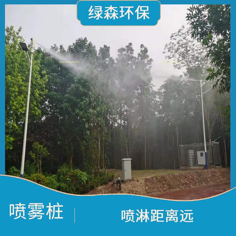 济南旋转降尘喷雾系统 智能高空喷雾降尘设备 用水量少