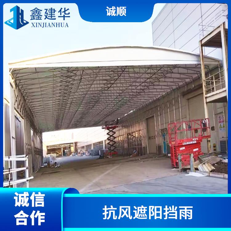 吉安悬空电动顶棚源头厂家 电动推拉防雨篷 实景案例展示