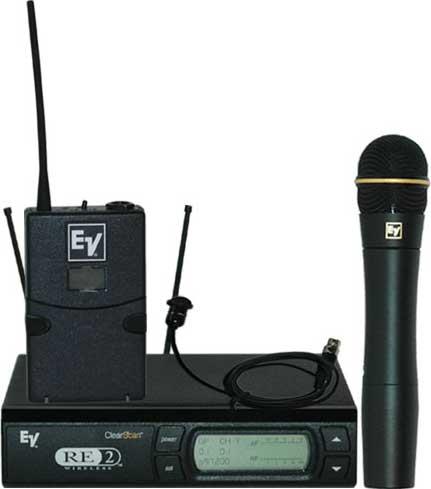 美国EV:RE2-COMBO 手持 领夹无线话筒