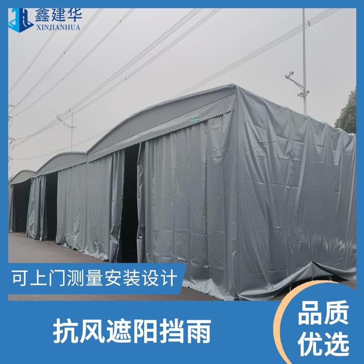 武汉推拉棚 尺寸定制 泳池防雨遮阳蓬