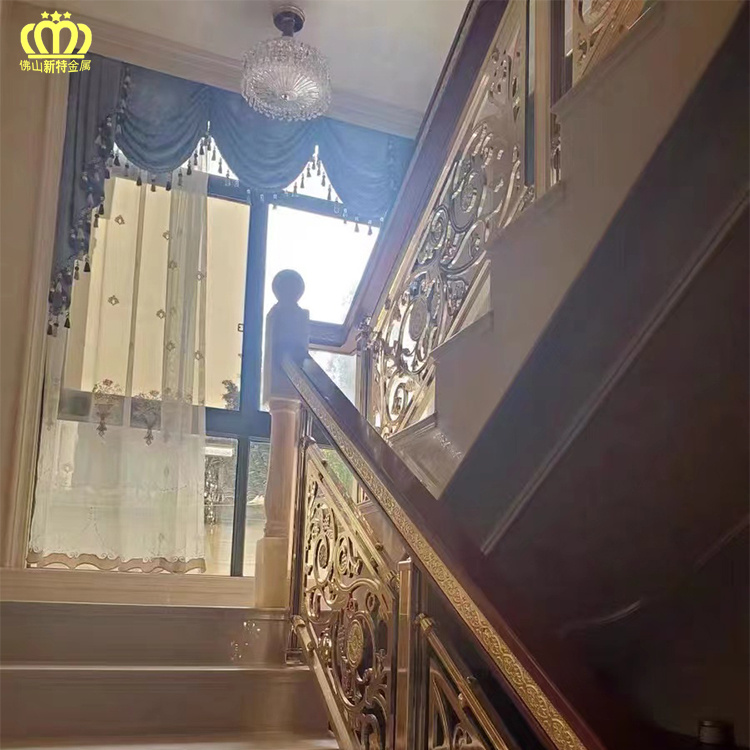 上海酒店全铜楼梯 扶梯