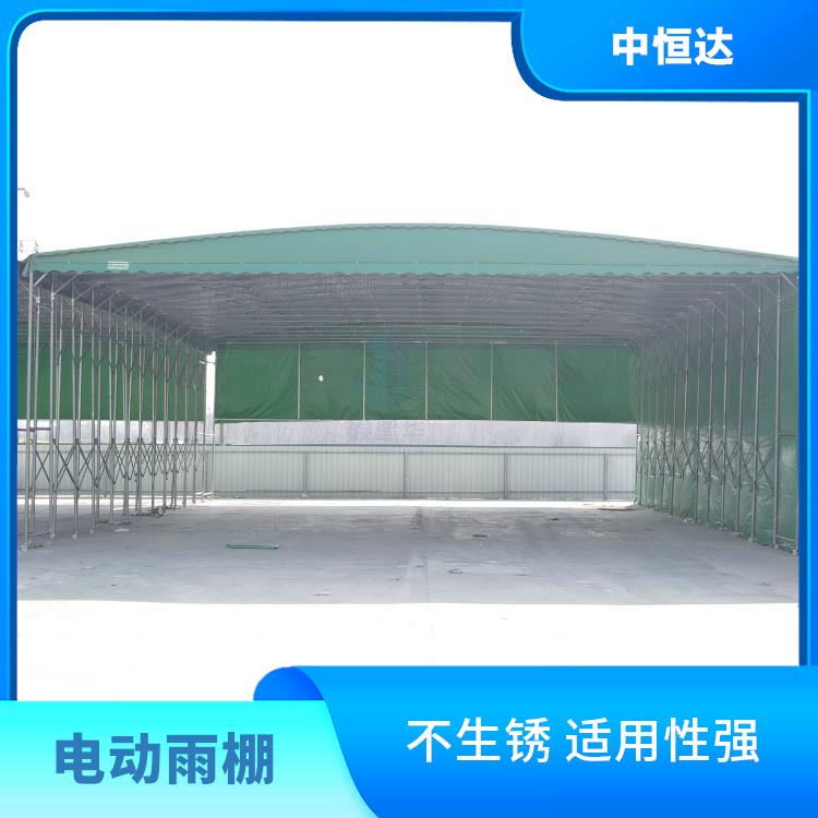湘潭电动雨棚 篮球场装雨蓬 牢固耐用 结实整体