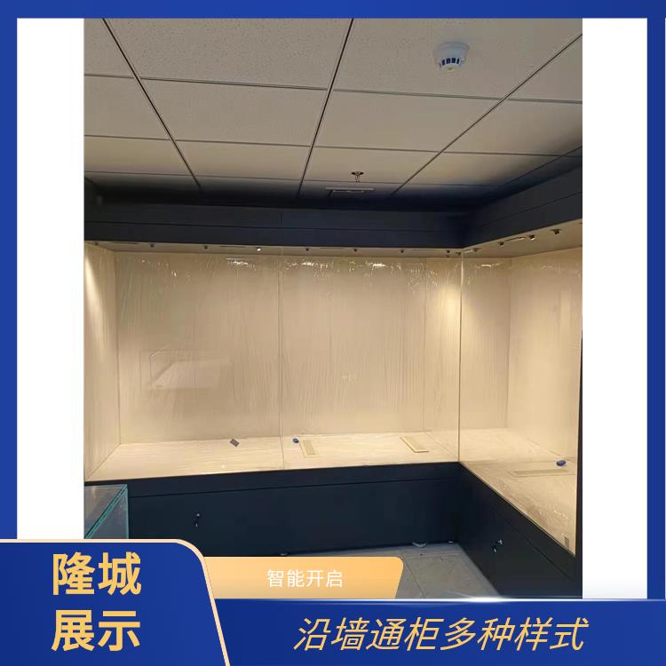 沿墙通柜多种样式-银川博物馆沿墙柜电话-隆城展示