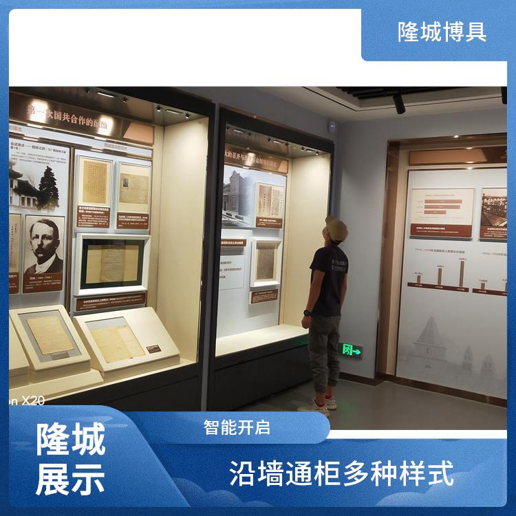 沿墻通柜多種樣式-新疆博物館沿墻柜廠