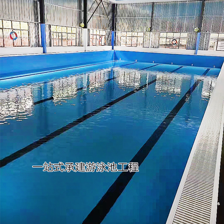 拼装式钢结构泳池一站式承建 商用恒温泳池工程 无边际组装式池