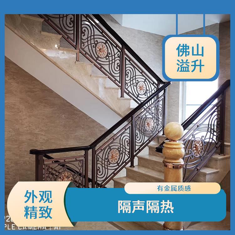 昆明酒店铜艺雕花楼梯护栏 面板光滑 简约耐用